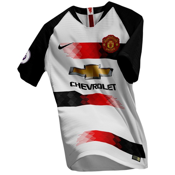 Tailandia Camiseta Manchester United Primera equipación 2019-2020 Blanco Negro